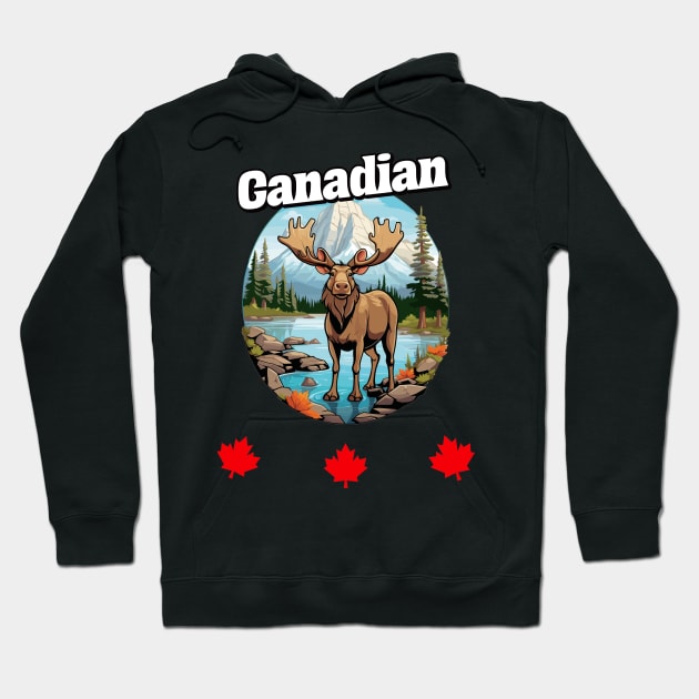 Canada lover Hoodie by BishBashBosh